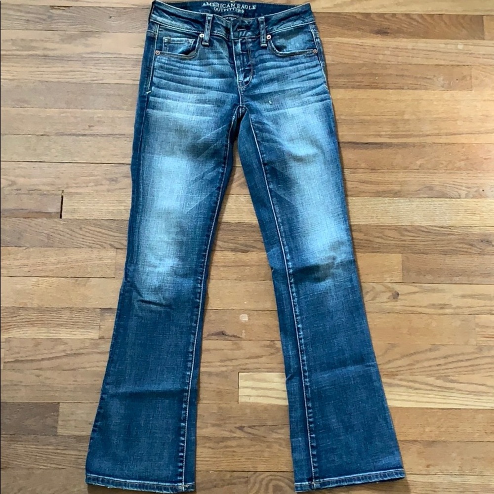 American eagle stretchy boot cut jeans
